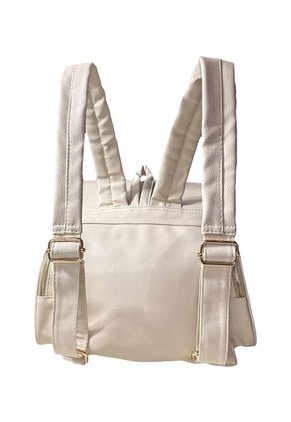 Morral Casual Para Mujer Con Herrajes Dorados Karla Chacon Abby Beige