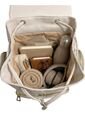 Morral Casual Para Mujer Con Herrajes Dorados Karla Chacon Abby Beige de KARLA CHACON