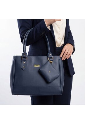 Bolso Dama Cartera Mujer Karla Chacon Crez Azul