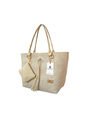 Bolso Dama Cartera Mujer Karla Chacon Aida Beige de KARLA CHACON