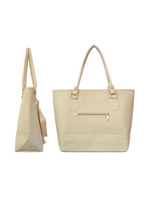 Bolso Dama Cartera Mujer Karla Chacon Aida Beige