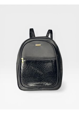 Morral Maletin Universidad Mediano De Dama Mujer Karla Chacon Nely Negro KARLA CHACON