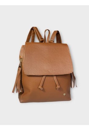 Bolso Maletin Morral Casual Mediano De Dama Mujer Karla Chacon Pace Miel