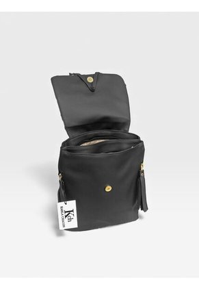 Bolso Morral Maletin Casual Mediano De Dama Mujer Karla Chacon Pace Negro
