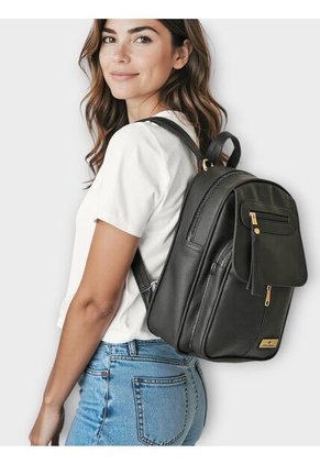 Bolso Morral Maletin Casual Pequeño Karla Chacon Fabi Negro