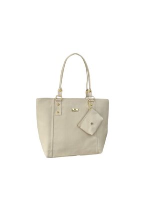 Set De Bolsos Para Mujer Bolso Tote Mila + Bolso Manos Libres Nova + Monedero Karla Chacon Beige