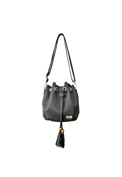 Bolso Cartera Mujer Dama Karla Chacon Iris Negro