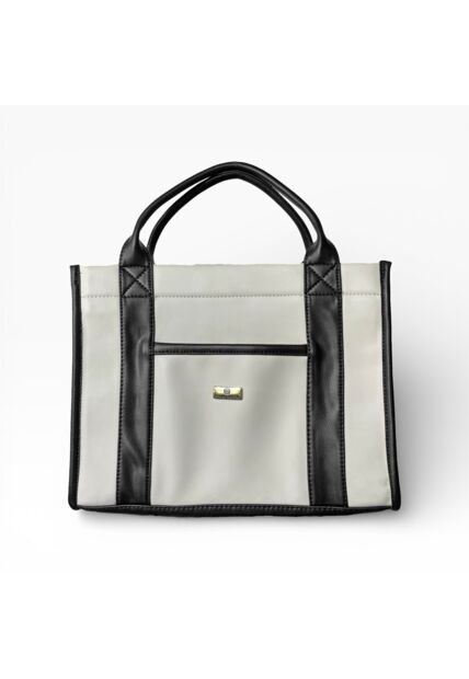 Bolso Dama Cartera Mujer Doble Funcion Eidy Beige