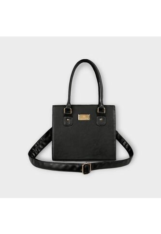 Bolso Doble Funcion De Dama Mujer Karla Chacon Jess Negro KARLA CHACON