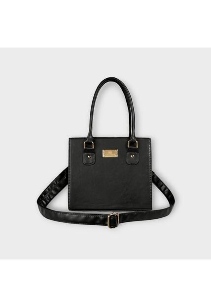 Bolso Doble Funcion De Dama Mujer Karla Chacon Jess Negro