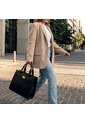 Bolso Mochila Dama Cartera Mujer Doble Función Mona Negro de KARLA CHACON
