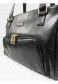 Bolso Tote Con Cosmetiquera Karla Chacon Niah Negro de KARLA CHACON