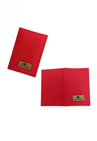 Billetera Delgada Portadocumentos Tarjetero Karla Chacon Aime Rojo KARLA CHACON