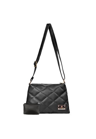 Bolso Bandolera Manos Libres De Dama Mujer Karla Chacon Cuba Negro KARLA CHACON