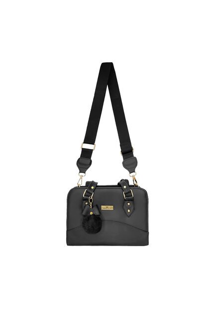Bolso Cartera De Dama Mujer Karla Chacon June Negro