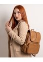 Morral Casual Doble Compartimento Con Solapa Karla Chacon de KARLA CHACON