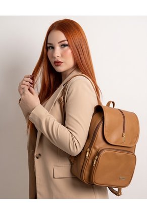 Morral Casual Doble Compartimento Con Solapa Karla Chacon