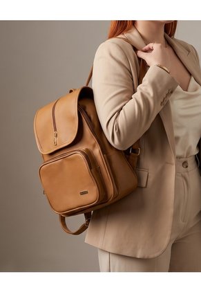 Morral Casual Doble Compartimento Con Solapa Karla Chacon