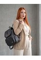 Morral Casual Doble Compartimento Con Solapa Karla Chacon de KARLA CHACON
