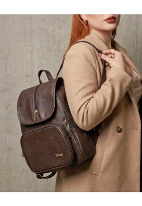 Morral Casual Doble Compartimento Con Solapa Karla Chacon