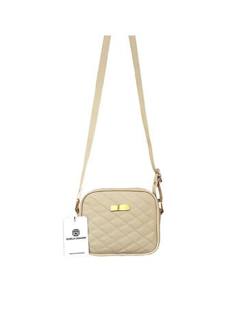 Bolso Manos Libres De Dama Mujer Karla Chacon Sade Beige KARLA CHACON