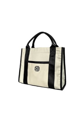 Bolso Dama Cartera Mujer Doble Funcion Eidy Beige