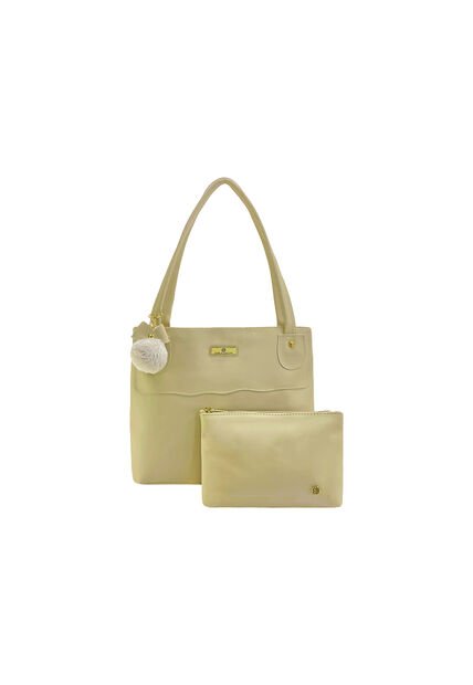 Bolso Dama Cartera Mujer Karla Chacon Gema Beige