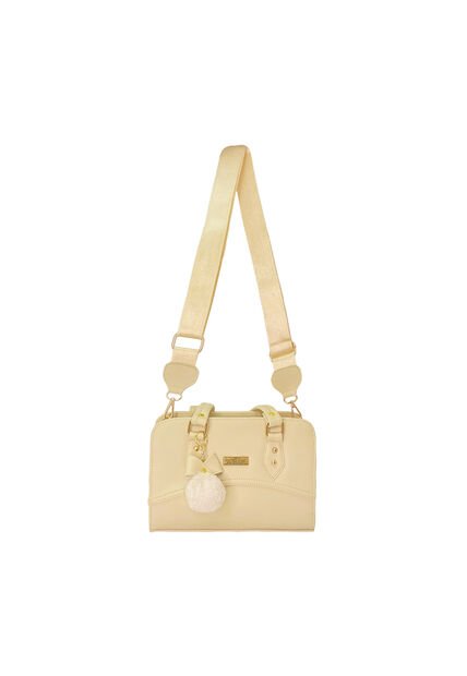 Bolso Cartera De Dama Mujer Karla Chacon June Beige