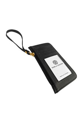 Monedero Portadocumentos Pequeño Para Bolso Karla Chacon Nath Negro