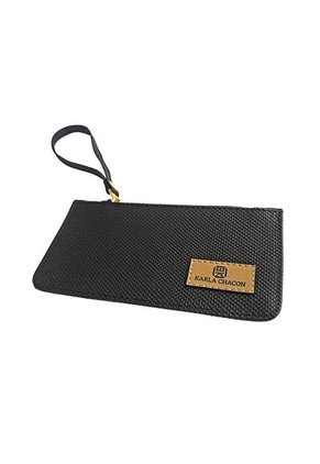 Monedero Portadocumentos Pequeño Para Bolso Karla Chacon Nath Negro