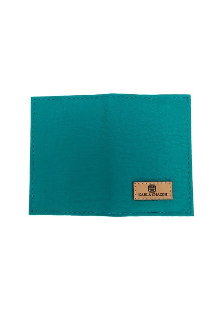 Billetera Delgada Portadocumentos Tarjetero Karla Chacon Aime Menta