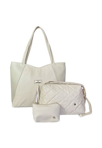 Cartera Bolso Mujer Dama Karla Chacon Rupe Beige KARLA CHACON