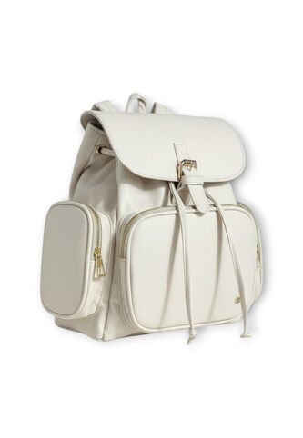 Morral Casual Para Mujer Con Herrajes Dorados Karla Chacon Abby Beige KARLA CHACON