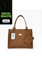 Bolso Tote Con Monedero Dama Cartera Mujer Karla Chacon de KARLA CHACON