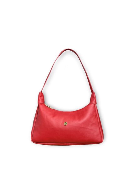 Bolso Beguette Dama Cartera Mujer Karla Chacón Praga Rojo