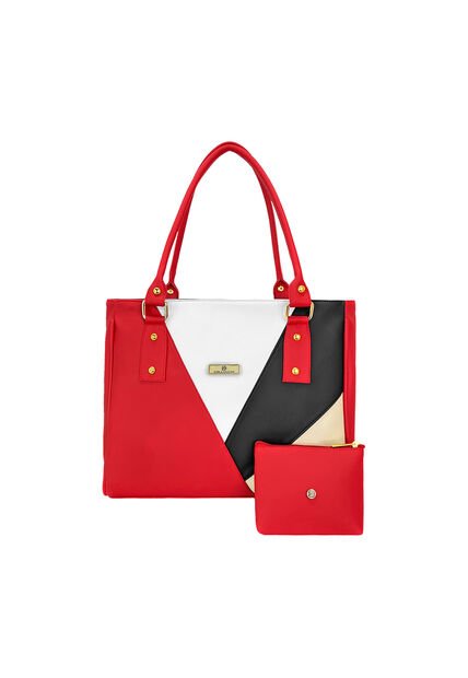 Bolso Dama Cartera Mujer Karla Chacon Olga Rojo