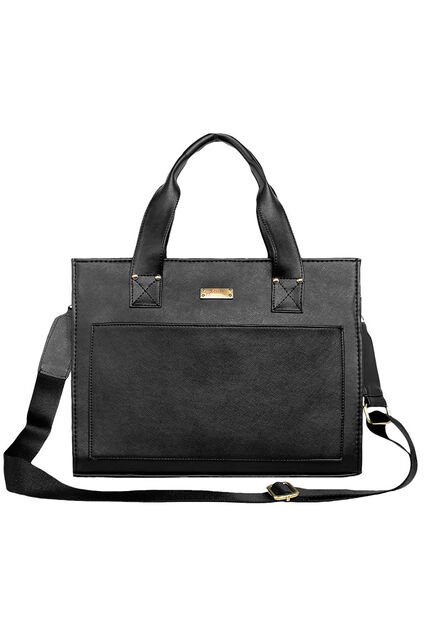 Bolso Mochila Dama Cartera Mujer Doble Función Mona Negro