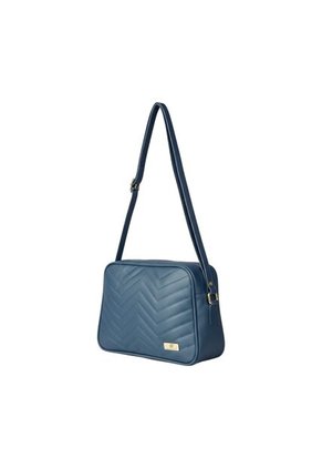 Bolso Manos Libres De Dama Mujer Karla Chacon  Tini Azul