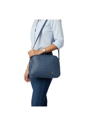 Bolso Manos Libres De Dama Mujer Karla Chacon  Tini Azul