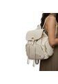 Morral Casual Para Mujer Con Herrajes Dorados Y Múltiples Bolsillos Karla Chacon Abby Beige de KARLA CHACON