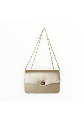 Bolso Dama Cartera Mujer Karla Chacon Diva Dorado