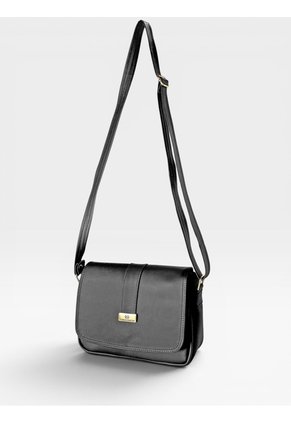 Bolso Manos Libres De Dama Mujer Karla Chacon Lady Negro