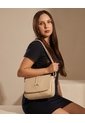 Bolso Manos Libres De Dama Mujer Karla Chacon Lady Beige de KARLA CHACON