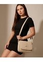 Bolso Manos Libres De Dama Mujer Karla Chacon Lady Beige de KARLA CHACON