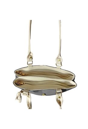 Bolso De Hombro Cartera Dama Con Monedero Luna Beige