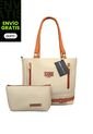 Bolso Cartera Mujer Dama Karla Chacon Gigi Beige de KARLA CHACON