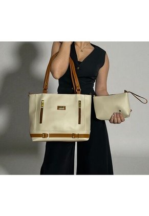 Bolso Cartera Mujer Dama Karla Chacon Gigi Beige