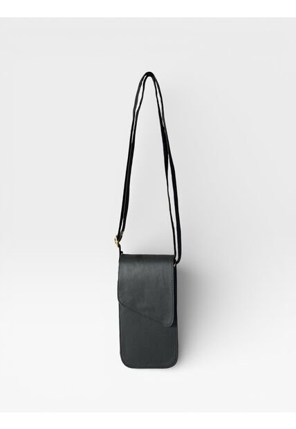 Bolso Bandolera Pequeño Manos Libres Portacelular Karla Chacon Geny Negro