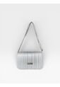 Bolso Bandolera Cartera Manos Libres Dama Mujer Karla Chacon Baru Plata de KARLA CHACON