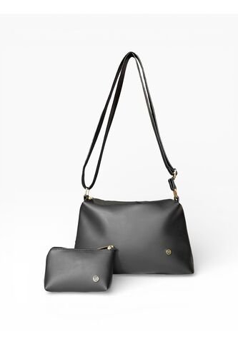 Bolso Bandolera Manos Libres De Dama Mujer Karla Chacon Cuba Negro KARLA CHACON